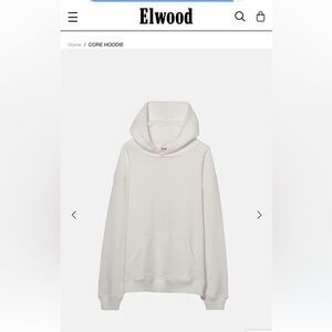 Elwood Core Hoodie in Vintage White